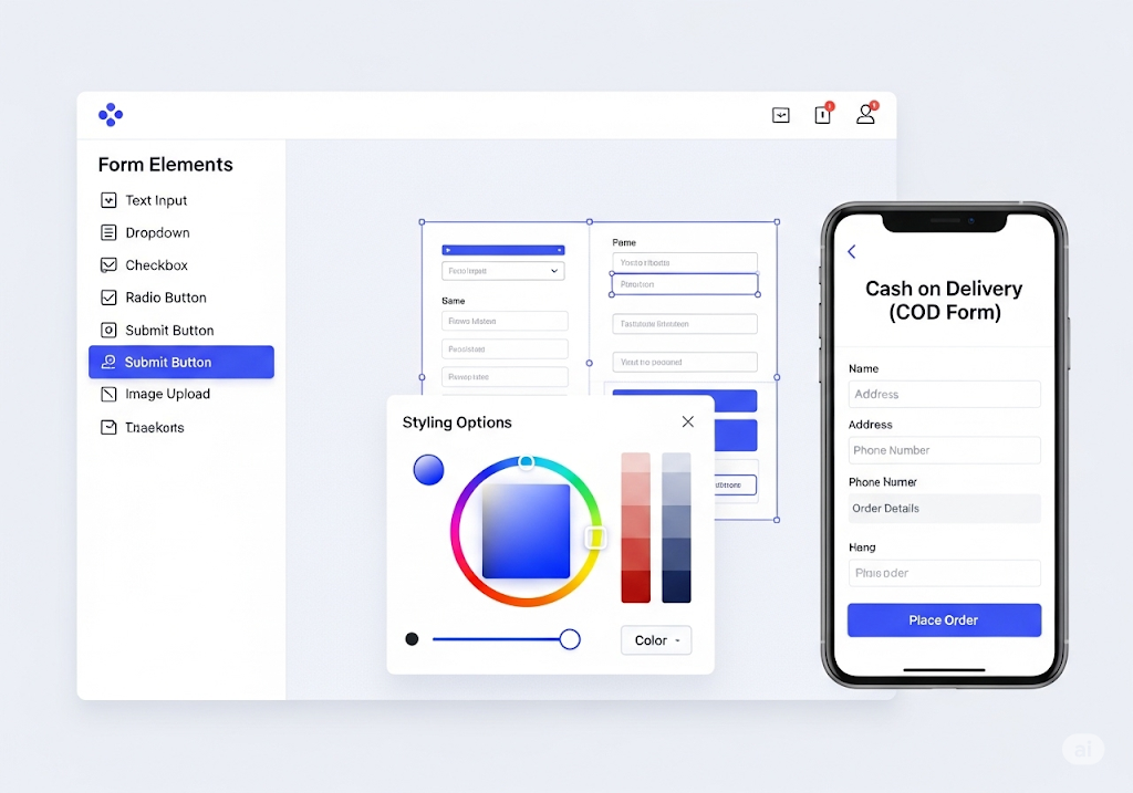 Visual Form Builder Interface